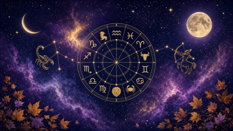 November 2026 monthly horoscope zodiac wheel